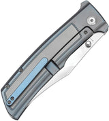 Kansept Knives Bison Framelock Gray/Blue K1108B2 by Kansept Knives