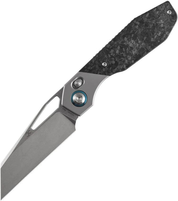 Kansept Knives QTRO Crossbar Lock Shred CF K1118VA3 by Kansept Knives
