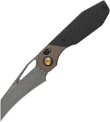 Kansept Knives QTRO Crossbar Lock Twill CF K1118VH2 by Kansept Knives