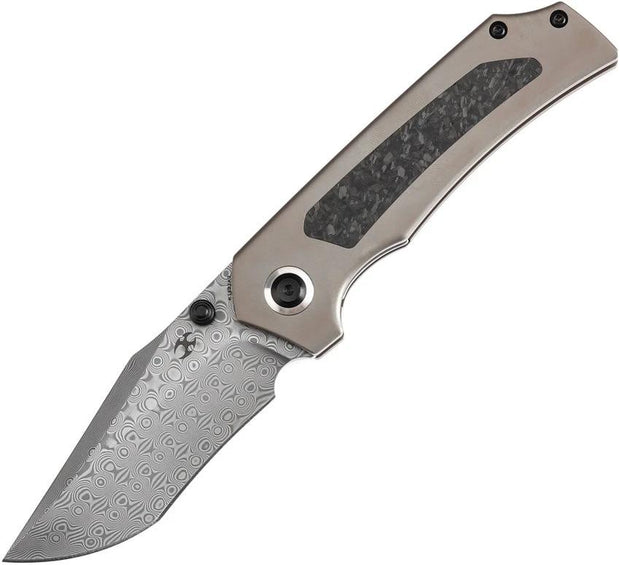 Kansept Knives Fermi Linerlock Glow Damas K1122A2 by Kansept Knives