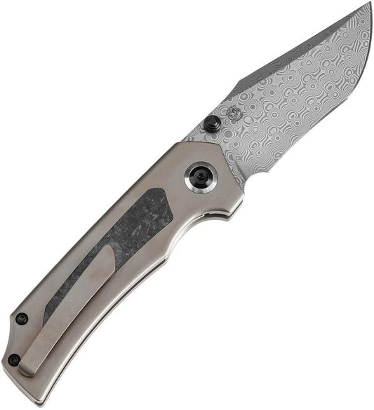 Kansept Knives Fermi Linerlock Glow Damas K1122A2 by Kansept Knives