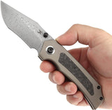 Kansept Knives Fermi Linerlock Glow Damas K1122A2 by Kansept Knives