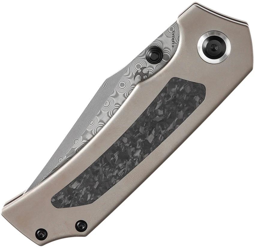 Kansept Knives Fermi Linerlock Glow Damas K1122A2 by Kansept Knives