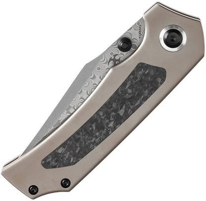 Kansept Knives Fermi Linerlock Glow Damas K1122A2 by Kansept Knives