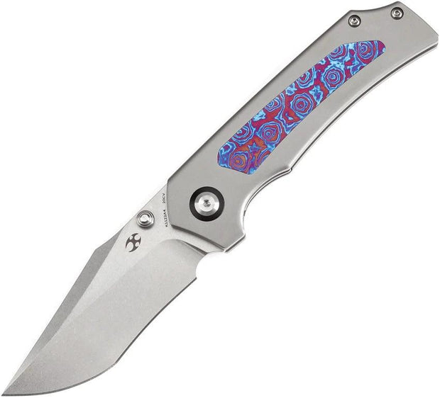 Kansept Knives Fermi Linerlock Timascus K1122A4 by Kansept Knives