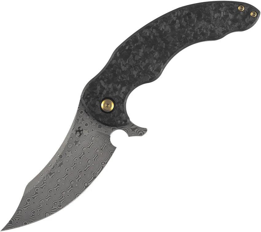 Kansept Knives Gilgamesh Framelock Shred CF K1128A3 by Kansept Knives