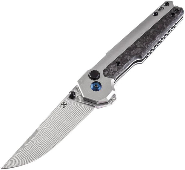Kansept Knives EDC Tac Button Lock Damascus K2009A3 by Kansept Knives