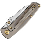 Kansept Knives Little Main Street K2015A2 - Bronze Anodized Titanium Handle With S35VN Blade by Kansept Knives