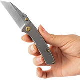Kansept Knives Little Main Street K2015A2 - Bronze Anodized Titanium Handle With S35VN Blade by Kansept Knives