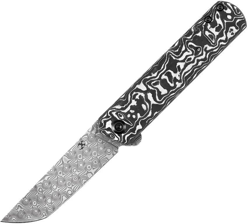 Kansept Knives Foosa Slip Joint Blk/White K2020T1 by Kansept Knives