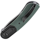 Kansept Knives Reverie Framelock Micarta K2025A6 - CPM S35VN Blade, Green Micarta Handle, Titanium Bolsters by Kansept Knives