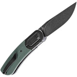 Kansept Knives Reverie Framelock Micarta K2025A6 - CPM S35VN Blade, Green Micarta Handle, Titanium Bolsters by Kansept Knives