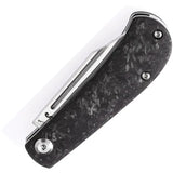 Kansept Knives Bevy Slip Joint CF - S35VN Clip Point Blade, Carbon Fiber Handle, Durable Build by Kansept Knives