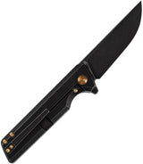 Kansept Knives Anomaly Framelock Blk SW K2038A2 - S35VN Drop Point Blade With Titanium Handle by Kansept Knives