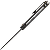 Kansept Knives Anomaly Framelock Blk SW K2038A2 - S35VN Drop Point Blade With Titanium Handle by Kansept Knives