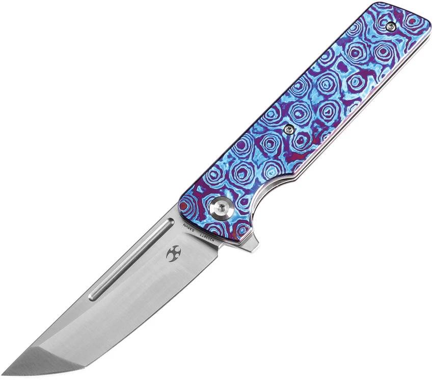 Kansept Knives Anomaly Linerlock Timascus K2038T7 by Kansept Knives