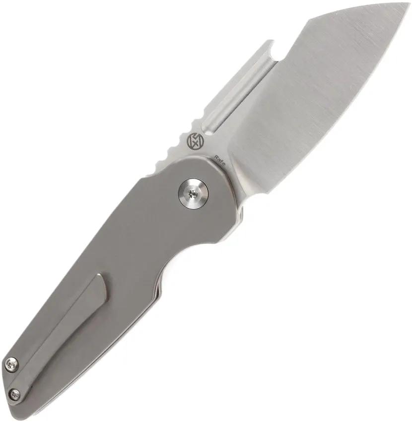 Kansept Knives Rafe Linerlock BB Ti Satin S35VN Wharncliffe Blade Titanium Handle by Kansept Knives
