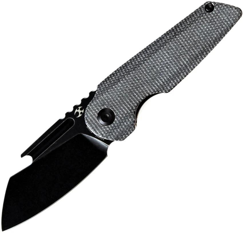 Kansept Knives Rafe Linerlock Black Micarta K2048A2 by Kansept Knives