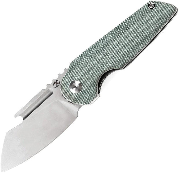 Kansept Knives Rafe Linerlock Green Micarta K2048A3 by Kansept Knives