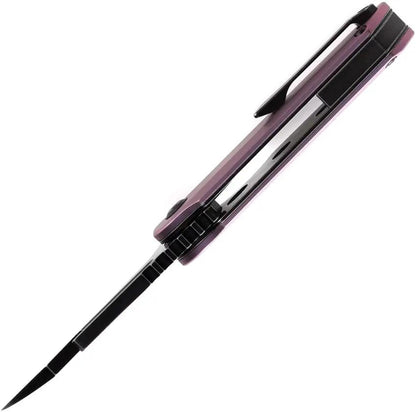 Kansept Knives Rafe Linerlock Purple Ti - S35VN Wharncliffe Blade With Extended Tang by Kansept Knives