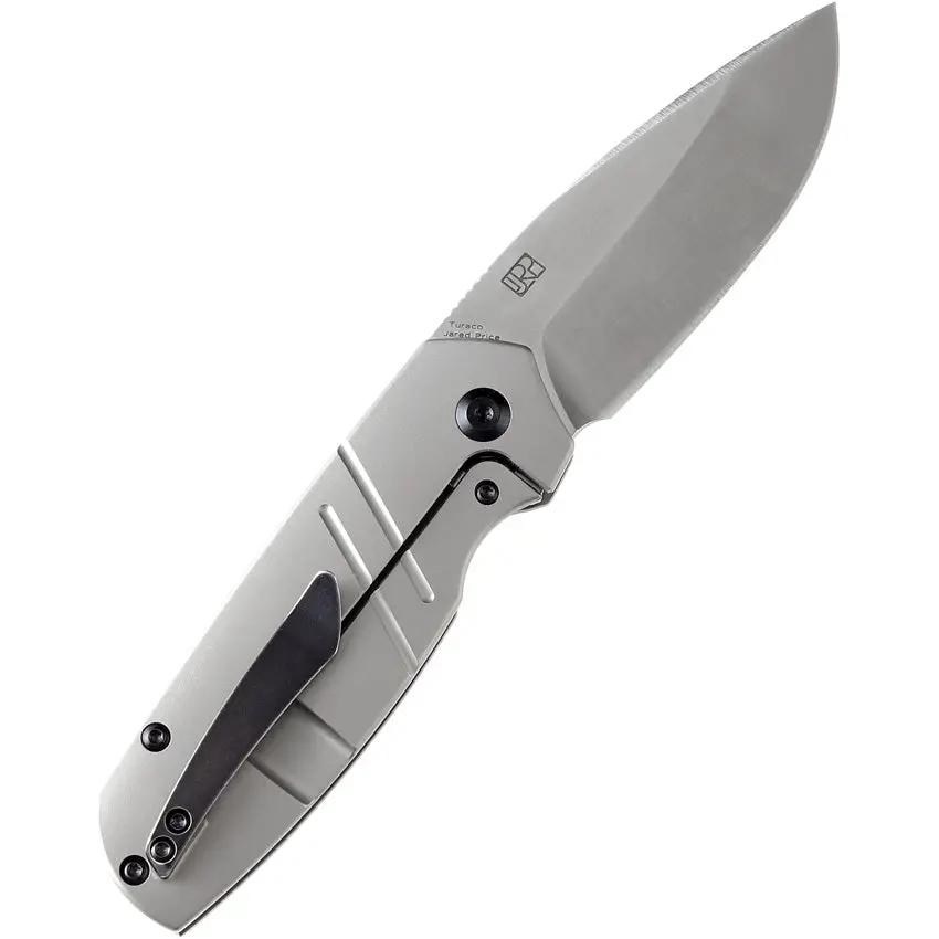 Kansept Knives Turaco Framelock Titanium K2049A1 - CPM S35VN Blade with Titanium Bead Blast Handle by Kansept Knives