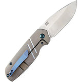 Kansept Knives Turaco Framelock Bronze K2049A3 - S35VN Blade and Bronze Anodized Titanium Handle by Kansept Knives