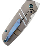 Kansept Knives Turaco Framelock Bronze K2049A3 - S35VN Blade and Bronze Anodized Titanium Handle by Kansept Knives
