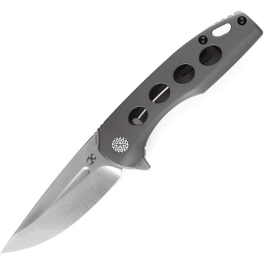 Kansept Knives Cassowary Framelock Gray K2065A2 by Kansept Knives