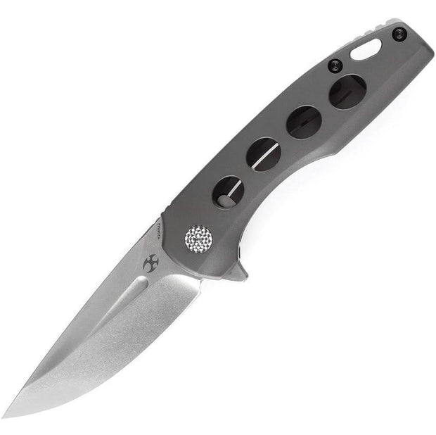 Kansept Knives Cassowary Framelock Gray K2065A2 by Kansept Knives