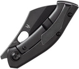Kansept Knives Osprey Framelock - Black TiNi CPM S35VN Wharncliffe Blade For Everyday Carry by Kansept Knives