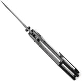 Kansept Knives Apollo Crossbar Lock Arctic K2107V2 - S35VN Drop Point Blade With Titanium Handle by Kansept Knives