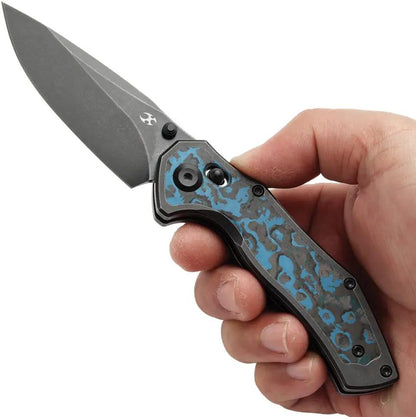 Kansept Knives Apollo Crossbar Lock Arctic K2107V2 - S35VN Drop Point Blade With Titanium Handle by Kansept Knives