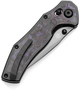 Kansept Knives Apollo Crossbar Lock Purple K2107V4 - S35VN Drop Point Blade With Purple Haze Carbon Fiber Inlay by Kansept Knives