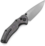 Kansept Knives Apollo Crossbar Lock Purple K2107V4 - S35VN Drop Point Blade With Purple Haze Carbon Fiber Inlay by Kansept Knives