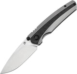 Kansept Knives Raven Framelock Shred CF K2109A2 by Kansept Knives