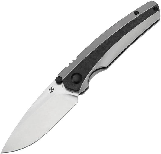 Kansept Knives Raven Framelock Shred CF K2109A2 by Kansept Knives