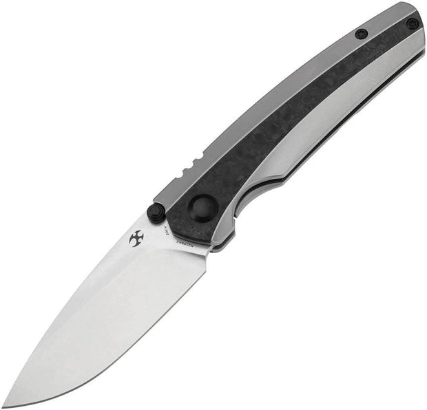 Kansept Knives Raven Framelock Shred CF K2109A2 by Kansept Knives