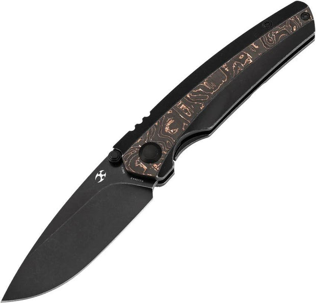 Kansept Knives Raven Framelock Copper CF K2109A3 by Kansept Knives