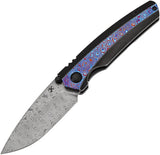 Kansept Knives Raven Framelock Timascus K2109A4 by Kansept Knives