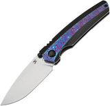 Kansept Knives Raven Framelock Timascus K2109A5 by Kansept Knives