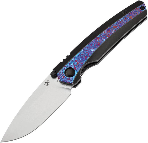 Kansept Knives Raven Framelock Timascus K2109A5 by Kansept Knives