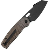 Kansept Knives Orlok Nested Linerlock Bronz K2111A4 - Bronze Anodized Titanium Handle With S35VN Blade by Kansept Knives
