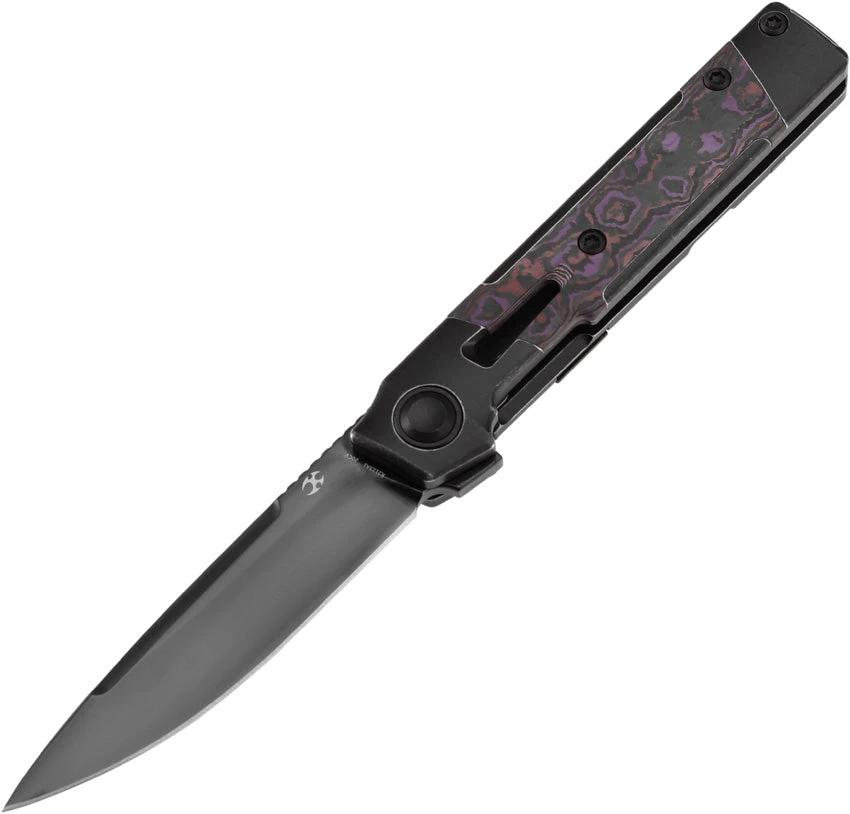 Kansept Knives Kitpu Framelock Purple Haze K2123A1 by Kansept Knives