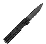 Kansept Knives Kitpu Framelock Shred CF K2123A4 - CPM 20CV Blade With Shredded Carbon Fiber Inlay by Kansept Knives