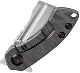 Kansept Knives Mini Korvid Framelock - Flame Anodized Titanium Handle With CPM S35VN Blade by Kansept Knives