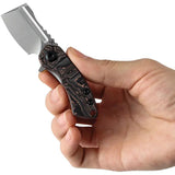 Kansept Knives Mini Korvid Framelock 3030B1 - Compact EDC Knife With S35VN Blade And Copper Carbon Fiber Handle by Kansept Knives