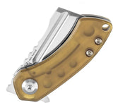 Kansept Knives Mini Korvid Linerlock - PEI Handle With Satin CPM S35VN Blade For EDC by Kansept Knives