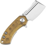 Kansept Knives Mini Korvid Linerlock - PEI Handle With Satin CPM S35VN Blade For EDC by Kansept Knives