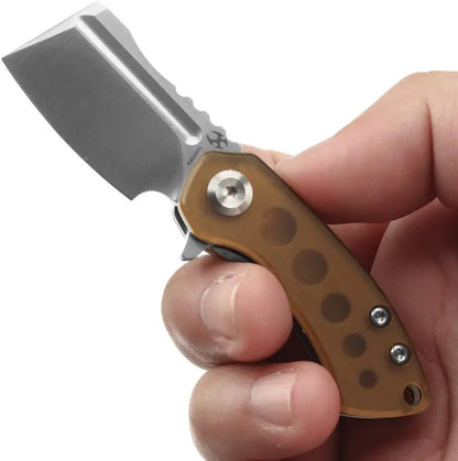 Kansept Knives Mini Korvid Linerlock - PEI Handle With Satin CPM S35VN Blade For EDC by Kansept Knives