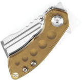 Kansept Knives Mini Korvid Linerlock - PEI Handle With Satin CPM S35VN Blade For EDC by Kansept Knives